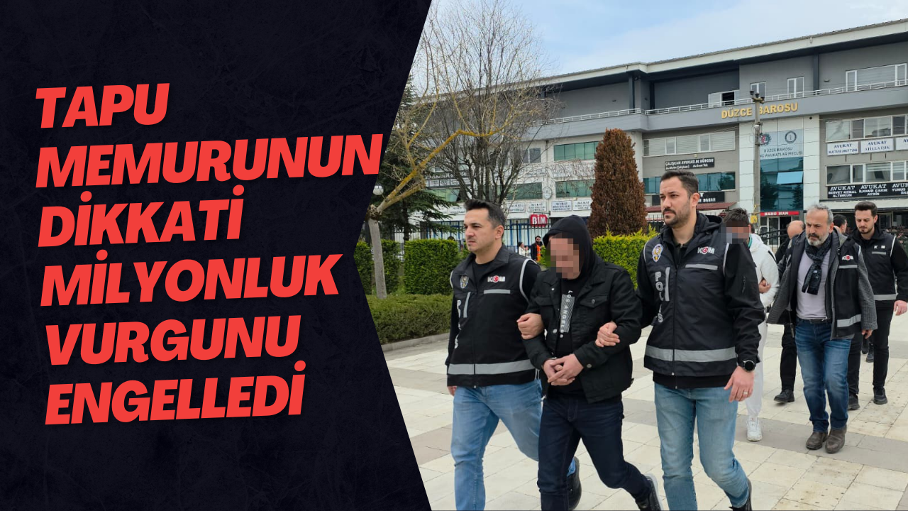 Tapu Memurunun Dikkati Milyonluk Vurgunu Engelledi