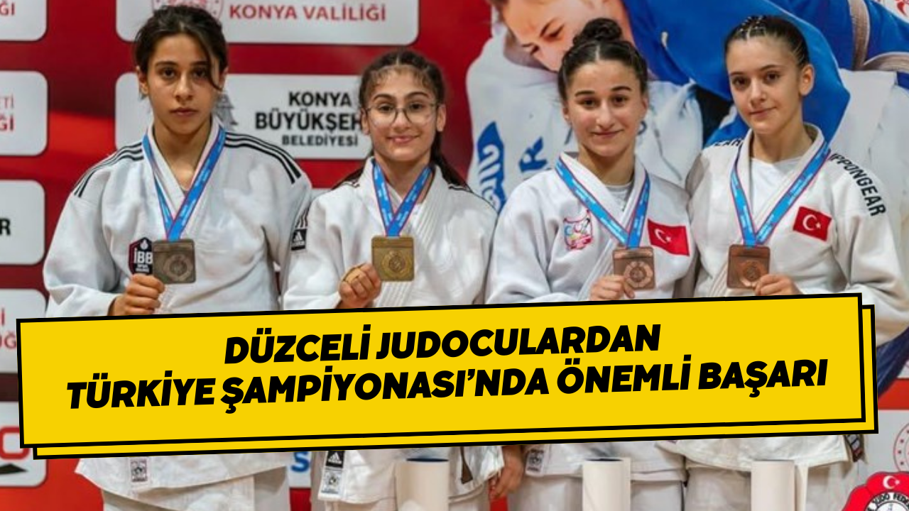 Düzceli Judoculardan Türkiye Şampiyonası’nda Önemli Başarı