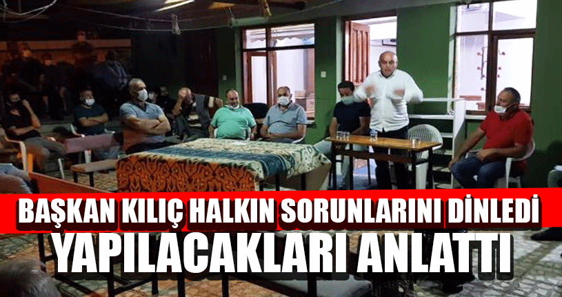 Başkan Halkın Sorunlarını Dinledi