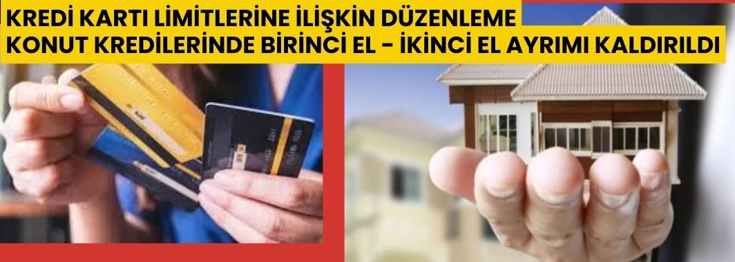 Kredi kartı limitlerine ilişkin düzenleme