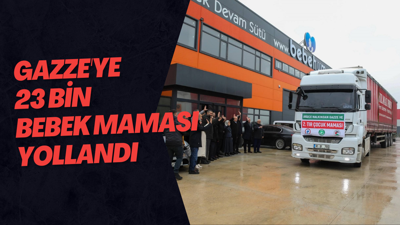 Gazze'ye 23 Bin Bebek Maması Yollandı