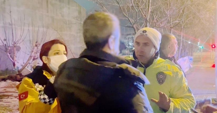 Kaza yapan alkollü sürücü, 