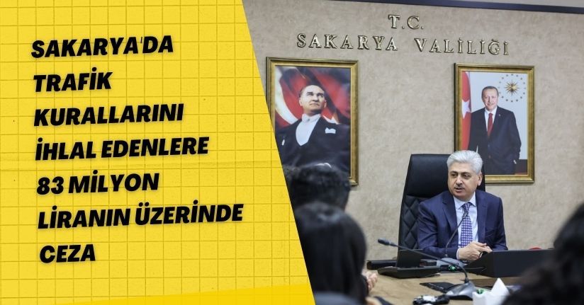 Trafik kurallarını ihlal edenlere 83 milyon liranın üzerinde ceza