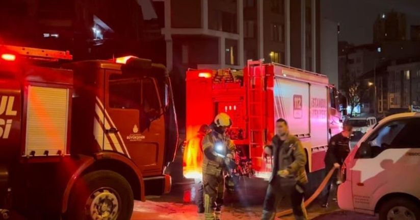 Kağıthane’de metruk binada şüpheli yangın