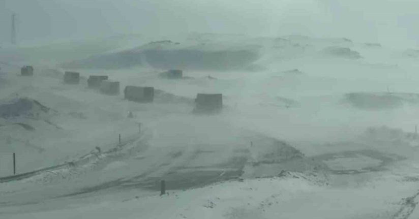 Kar ve tipi, Tendürek geçidini kapattı