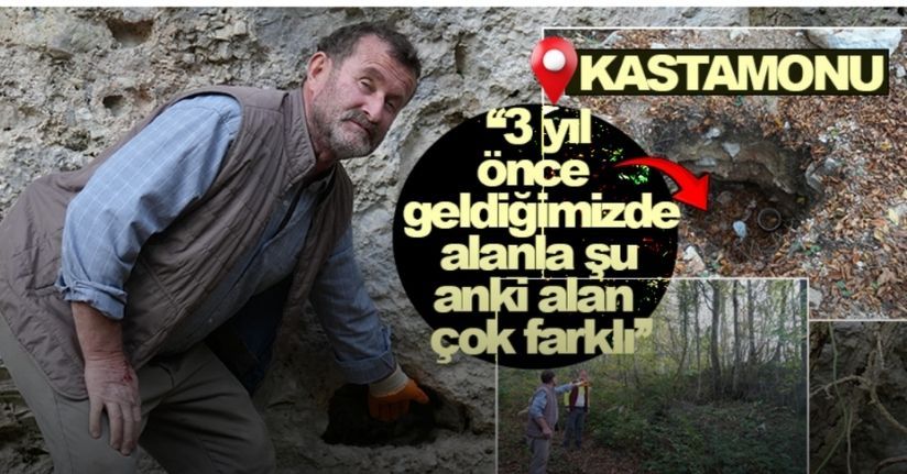 Kastamonu’daki gizemli yer altı yapıları definecilerin talanına uğradı