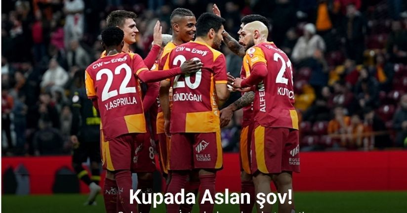 Kupada Aslan şov! Galatasaray, İstanbulspor'u rahat geçti