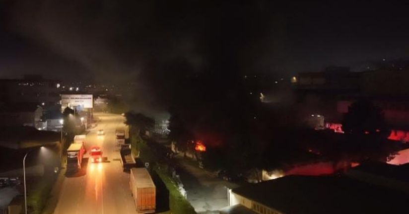 Bursa’da tekstil fabrikasında yangın