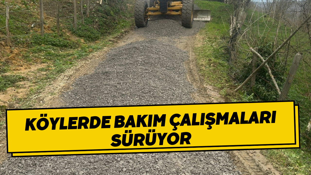 Köylerde Bakım Çalışmaları Sürüyor