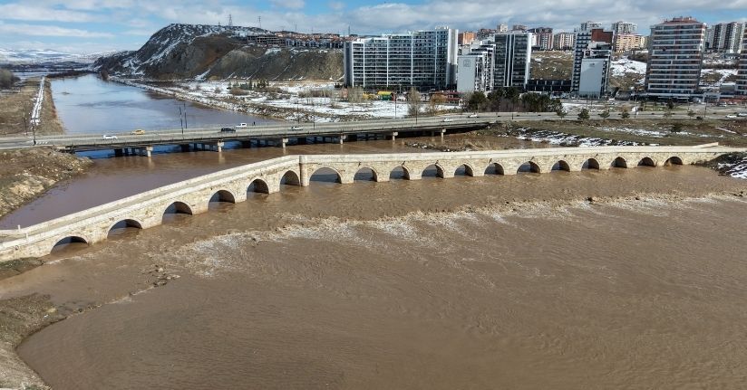 Karlar erken eridi, Kızılırmak'ın hem rengi hem debisi değişti