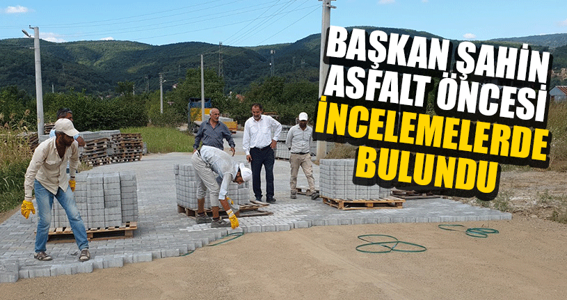 Başkan Şahin Sahada