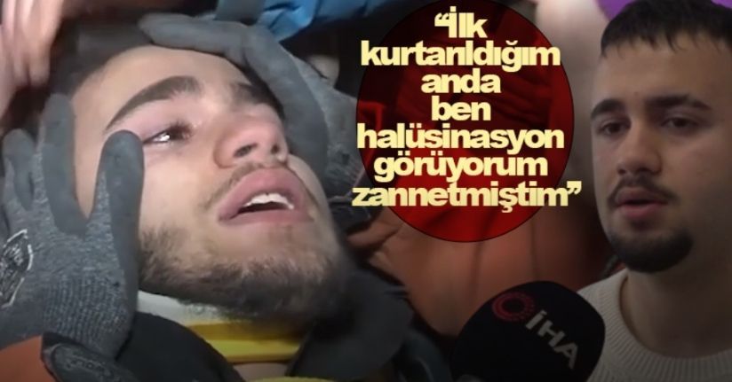 Asrın felaketinde idrarını içerek hayatta kalmıştı