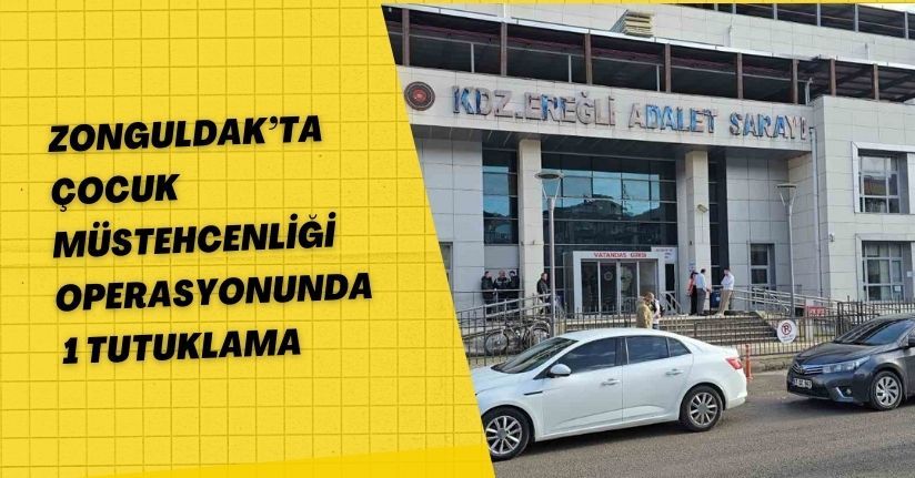 Zonguldak’ta çocuk müstehcenliği operasyonunda 1 tutuklama