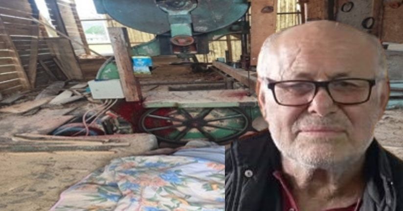 Başı şerit testereye sıkışmış halde ölü bulundu