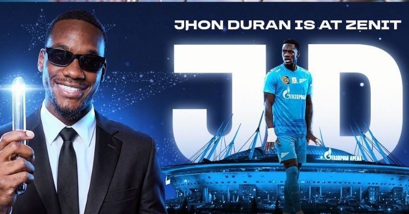 Zenit, Jhon Duran'ı resmi olarak açıkladı