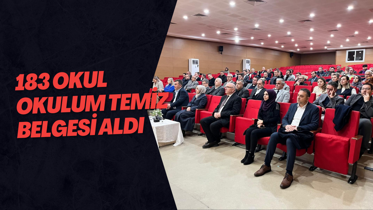 183 Okul Okulum Temiz Belgesi Aldı