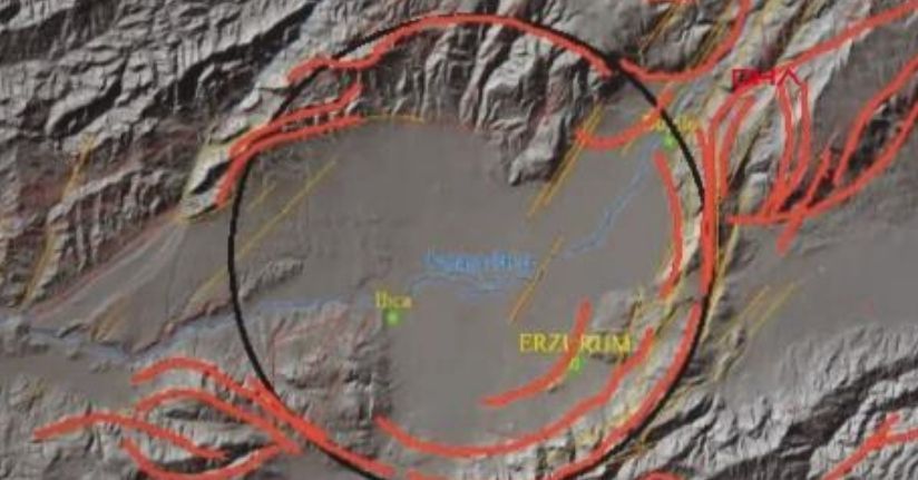 Erzurum Havzası'nın temelinde 60 kilometre çapında kaldera keşfedildi