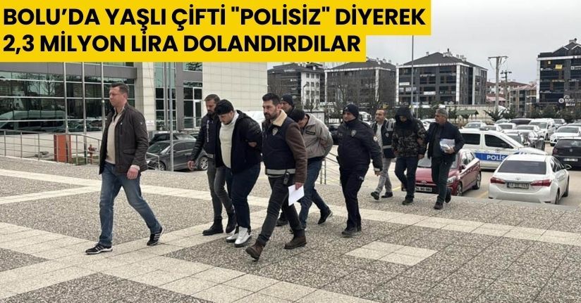 Bolu’da yaşlı çifti 