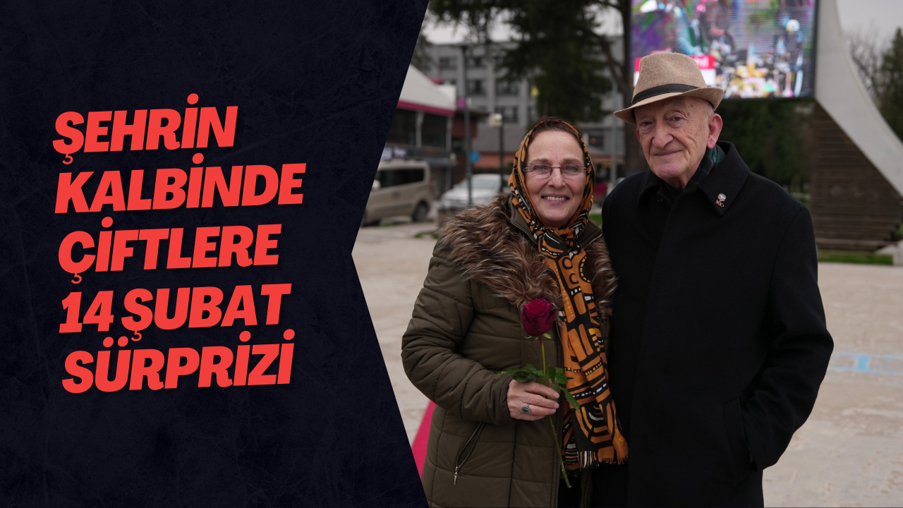 Şehrin Kalbinde Çiftlere 14 Şubat Sürprizi