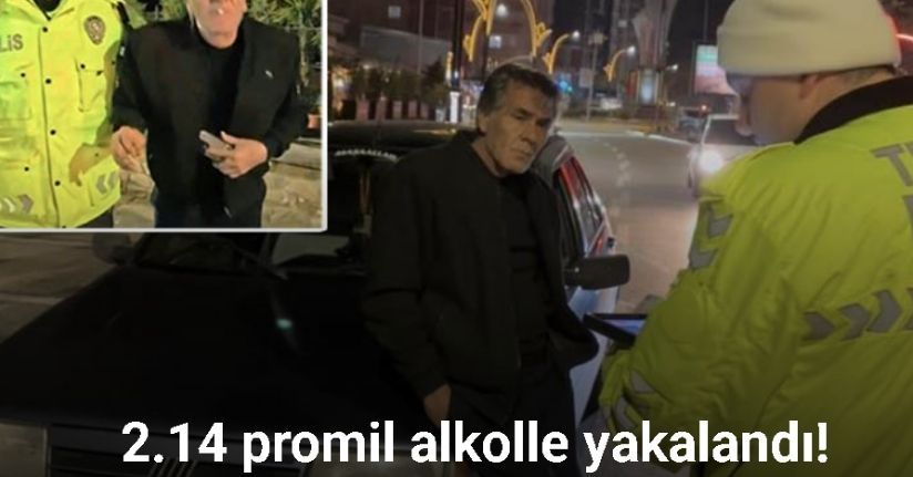 2.14 promil alkolle yakalandı: Gazeteciye el sallayıp yüzüne tükürdü