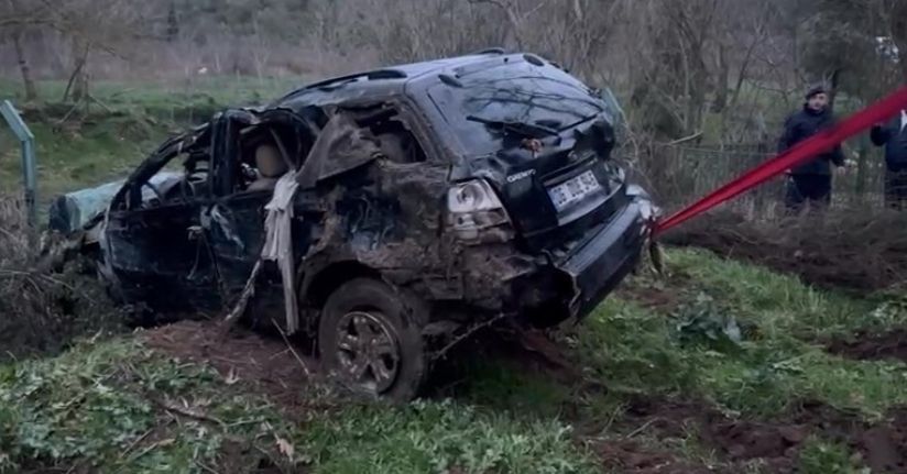 Dereye sürüklenen otomobilini bir gün sonra bulmuştu, yaşananları anlattı