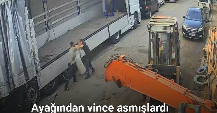 Ayağından vince asılan zihinsel engelli vatandaşın aynı iş yerinde daha önce de darp edildiği ortaya çıktı