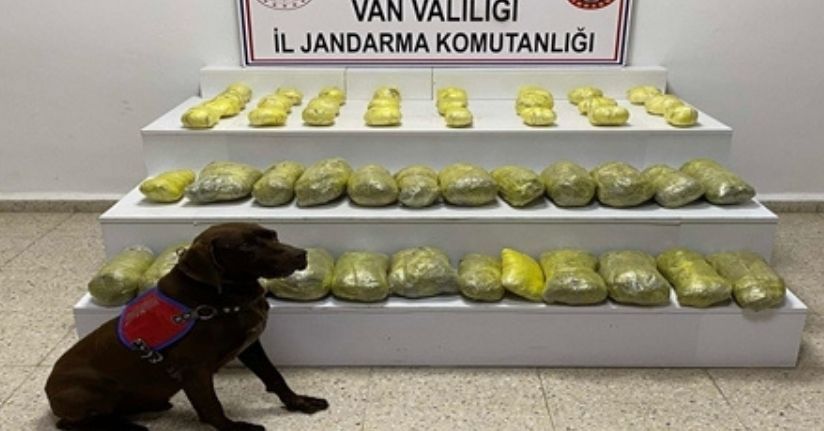 Van’da 42 kilo uyuşturucu ele geçirildi
