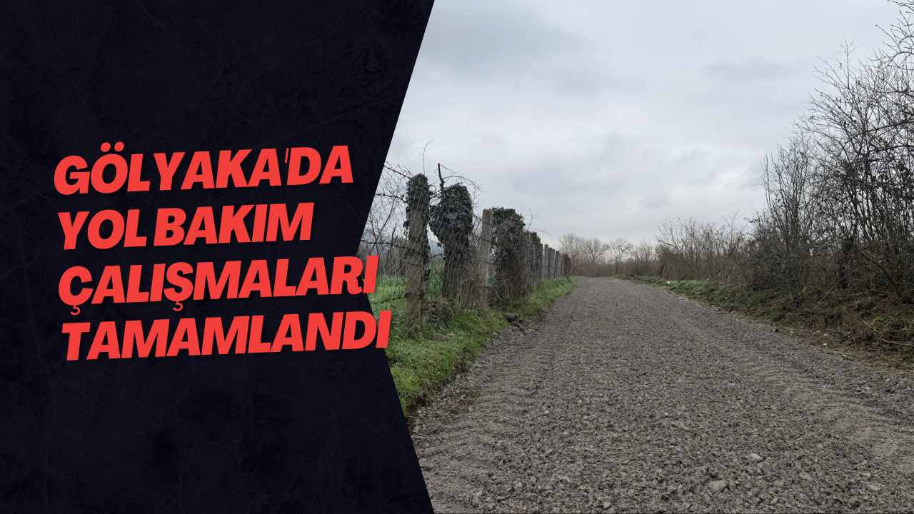 Gölyaka'da Yol Bakım Çalışmaları Tamamlandı