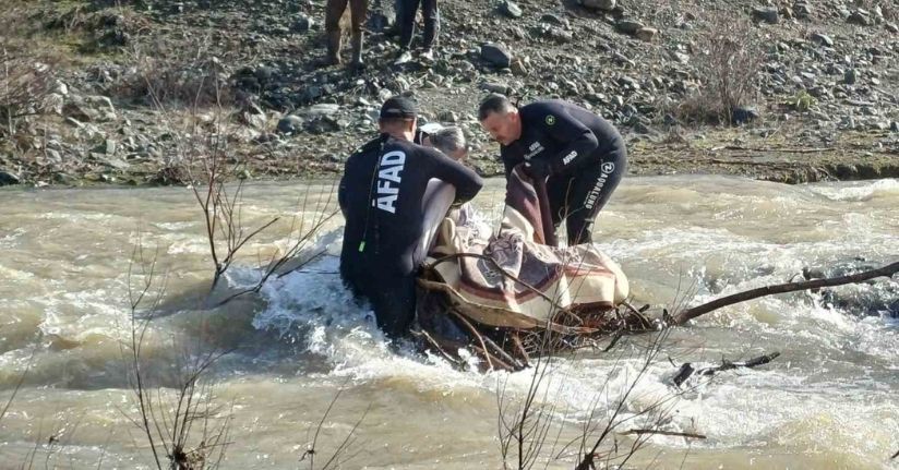 Tokat’ta kaybolan kadın dere yatağında ölü bulundu