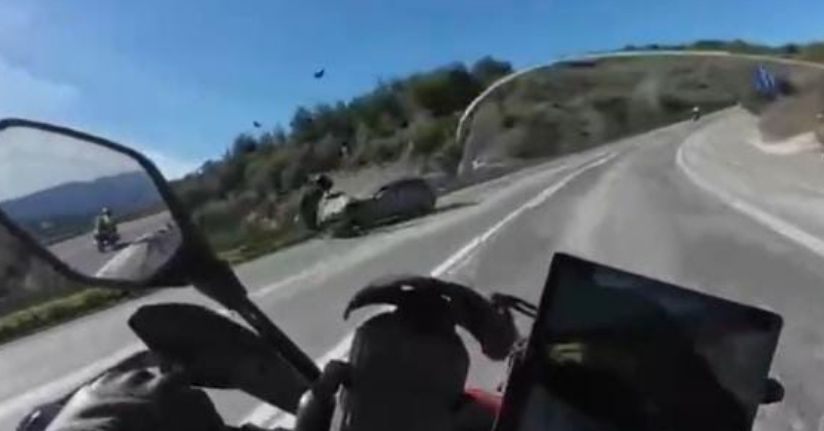 Motosiklette ölüm böyle geldi...