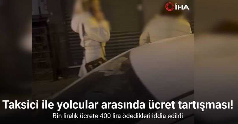 Sultangazi’de taksici ile yolcular arasında ücret tartışması!
