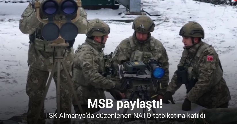 TSK Almanya’da düzenlenen NATO tatbikatına katıldı