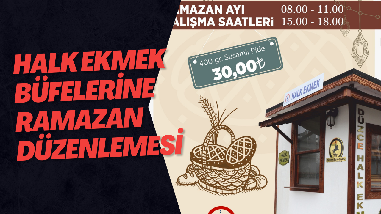 Halk Ekmek Büfelerine Ramazan Düzenlemesi