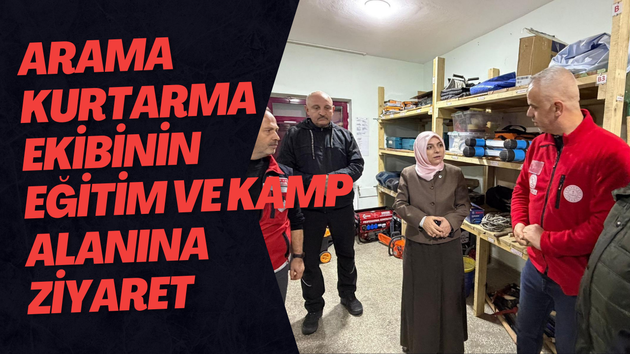 Arama Kurtarma Ekibinin Eğitim Ve Kamp Alanına Ziyaret