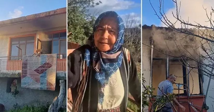 Evinde çıkan yangında hayatını kaybetti