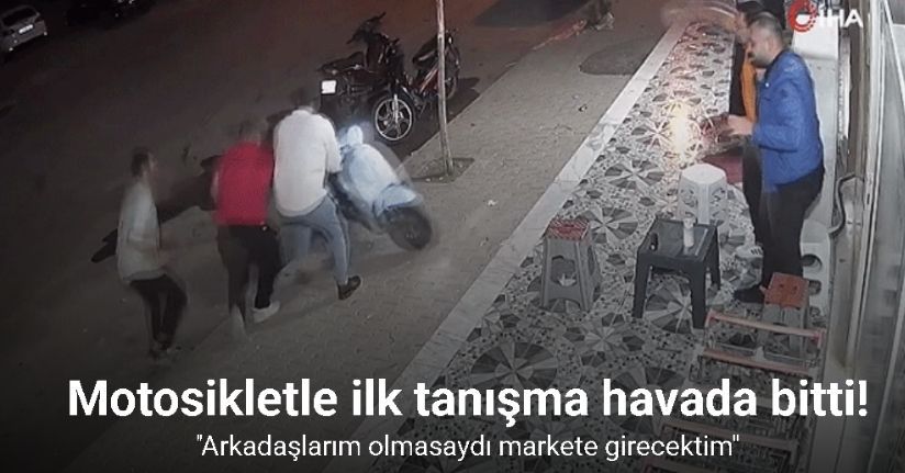 İlk kez motosiklet kullanmak istemişti: