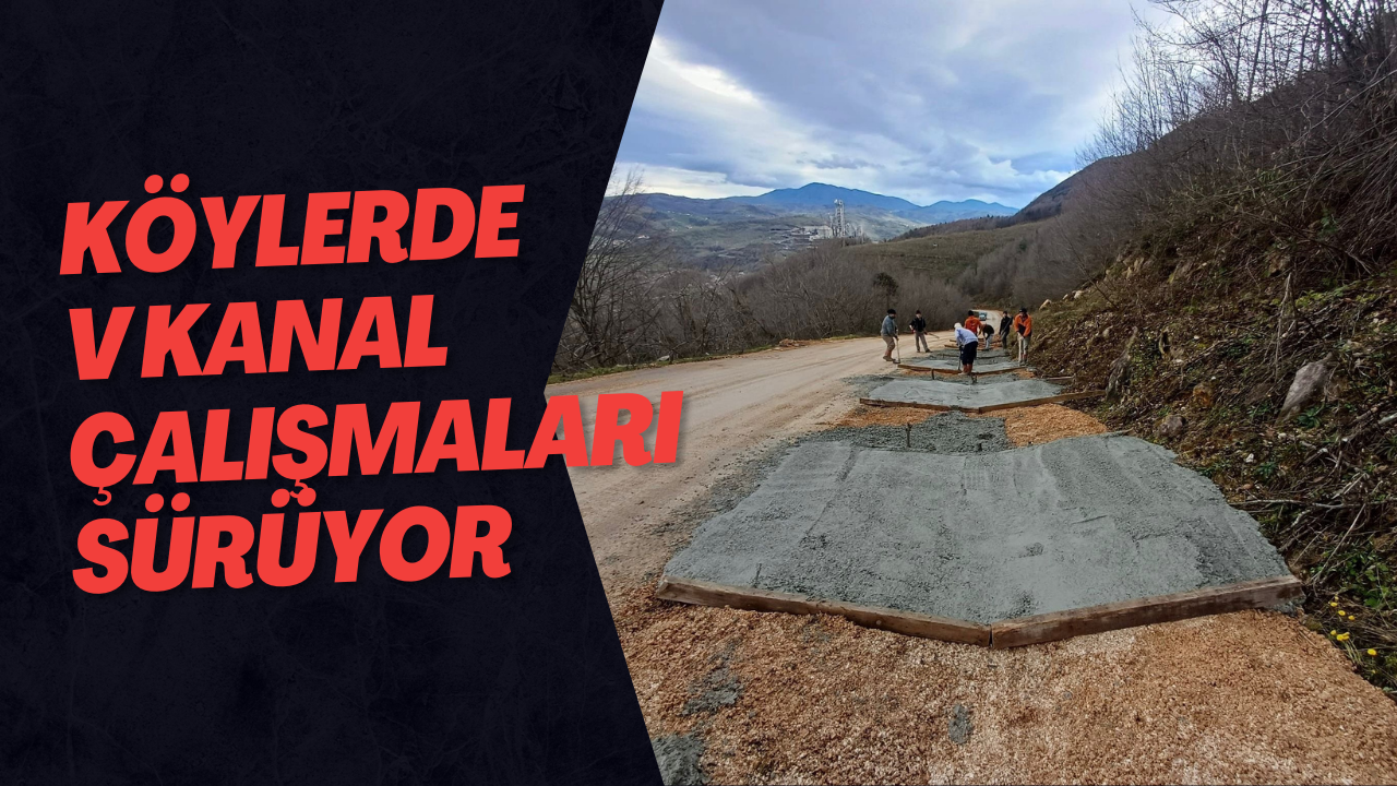 Köylerde V Kanal Çalışmaları Sürüyor