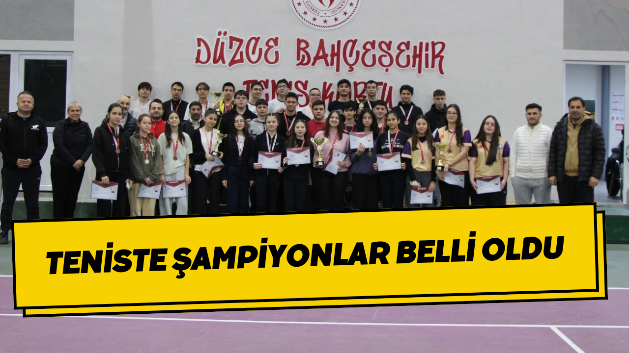 Teniste Şampiyonlar Belli Oldu
