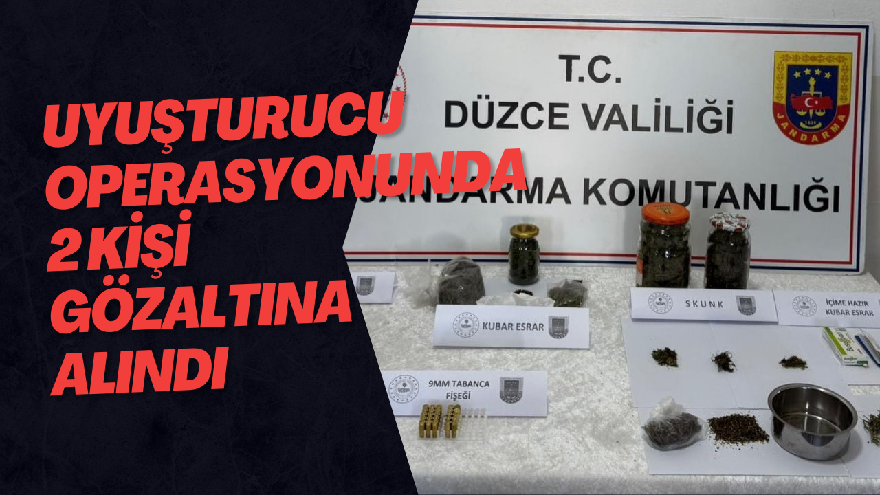 Uyuşturucu Operasyonunda 2 Kişi Gözaltına Alındı
