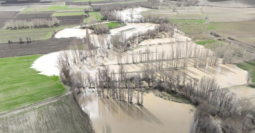 Son 20 yılın en yüksek miktarda yağışı görüldü, tarım arazileri sular altında kaldı