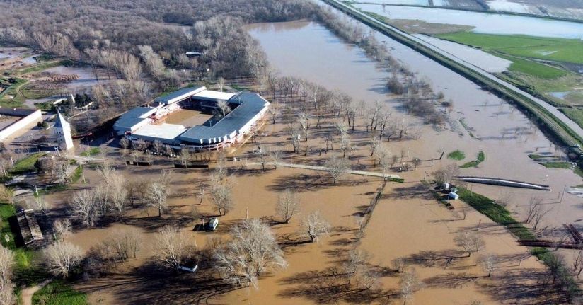 Edirne'de nehirlerin debileri düşüşe geçti