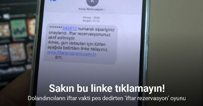 Dolandırıcıların iftar vakti pes dedirten ‘iftar rezervasyon’ oyunu