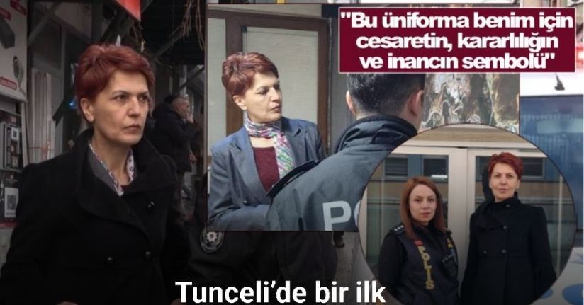 Tunceli’de bir ilk: Emniyette kadın amir dönemi