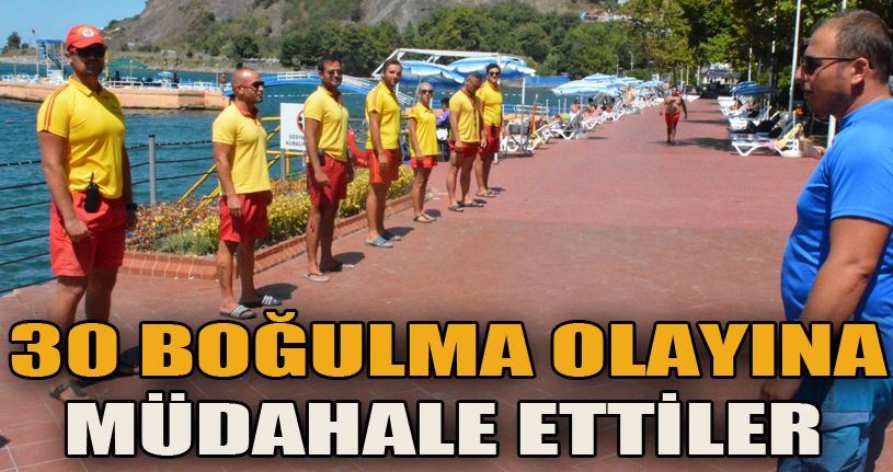 Kurtarma ekipleri 30’un üzerinde boğulma olayına müdahale etti