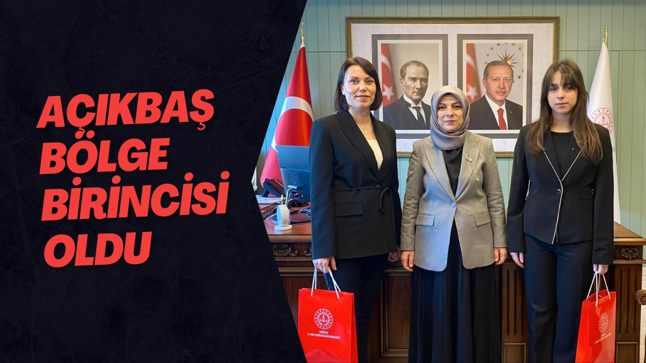 Açıkbaş Bölge Birincisi Oldu