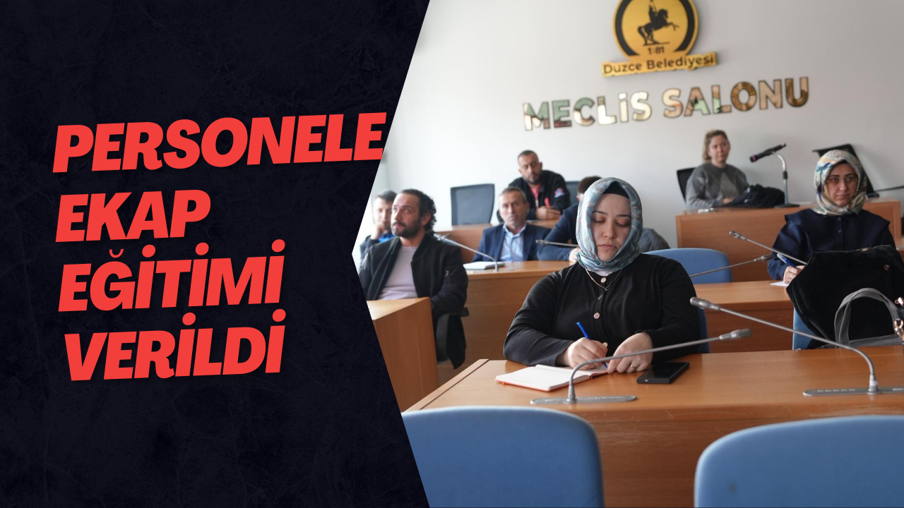 Personele Ekap Eğitimi Verildi