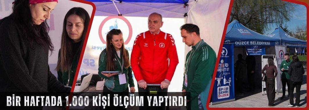 Bir Haftada 1.000 Kişi Ölçüm Yaptırdı