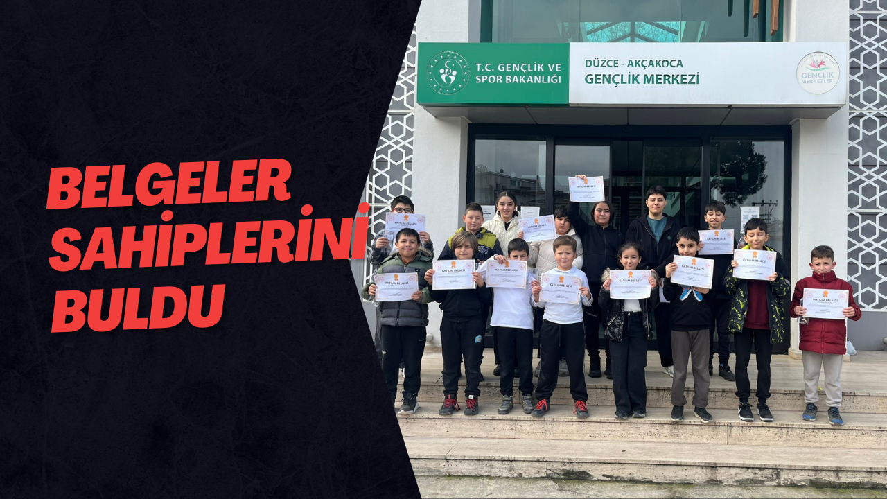 Belgeler sahiplerini buldu