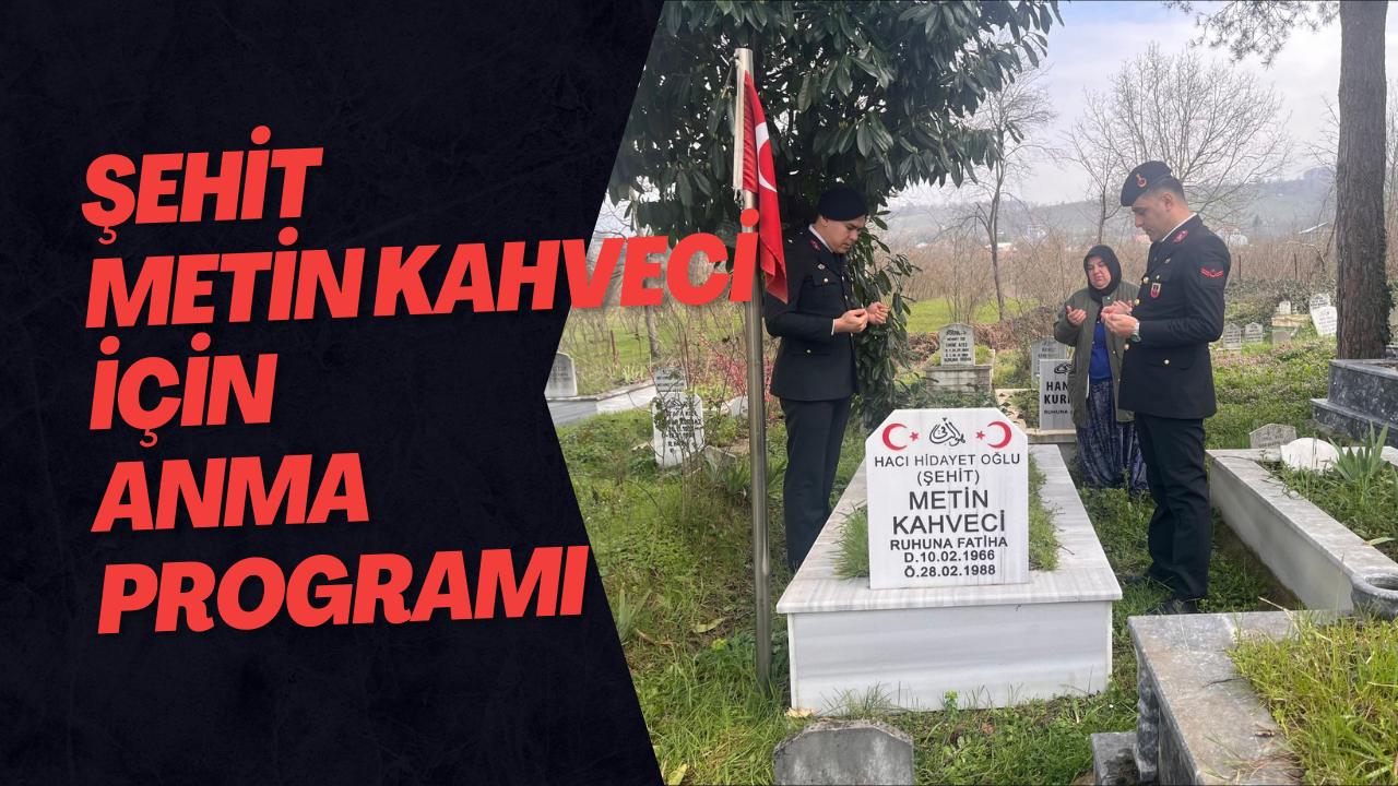 Şehit Metin Kahveci İçin Anma Programı