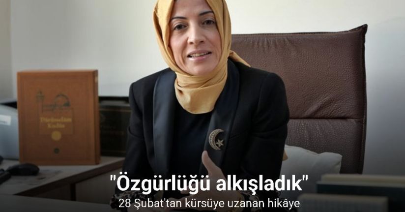 Üniversiteye girebilmek için çıkardığı başörtüsüyle akademisyen olarak kürsüye çıktıÜniversiteye girebilmek için çıkardığı başörtüsüyle akademisyen olarak kürsüye çıktı